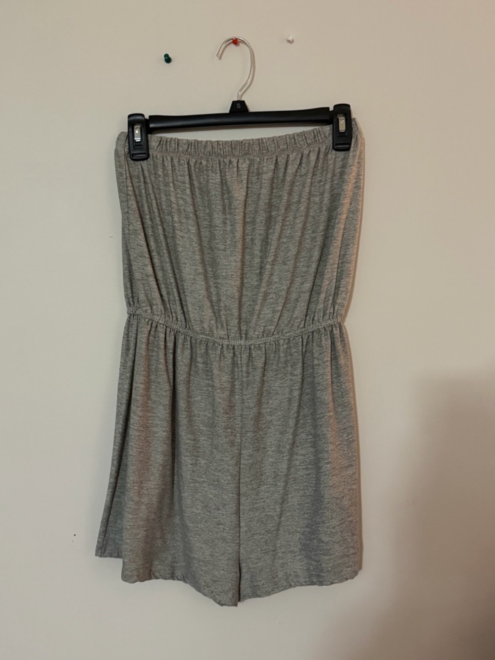 Ardene Grey Strapless Jersey Romper